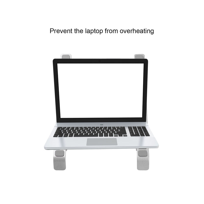 Desk Laptop Stand Foldable Aluminum Alloy Computer Stand Portable Laptop Riser Cooling RackSilver